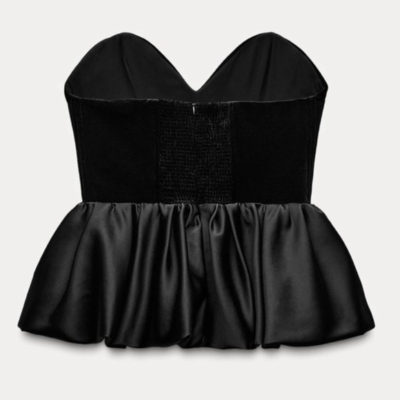 Zara Velvet Top ZW Collection XL - Picture 5 of 5